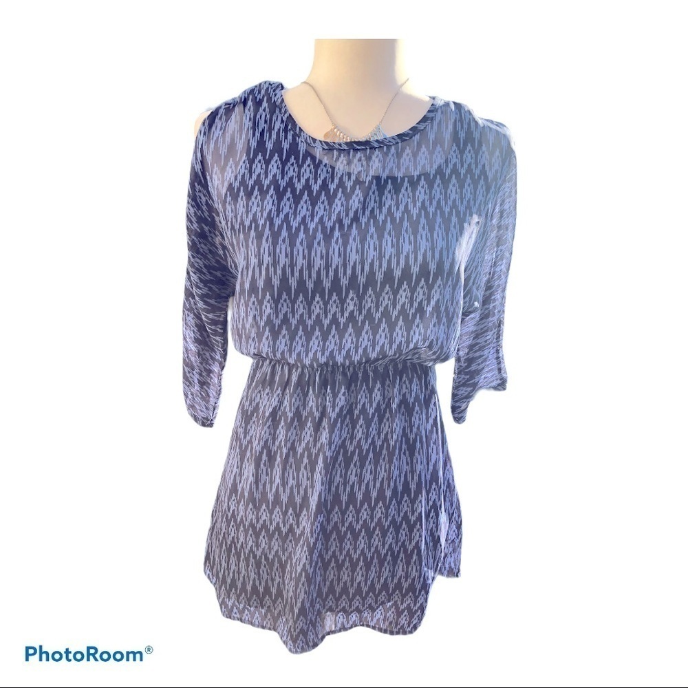 Aqua mini dress - Picture 6 of 6